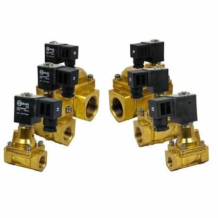Válvula solenoide de vapor para CNS